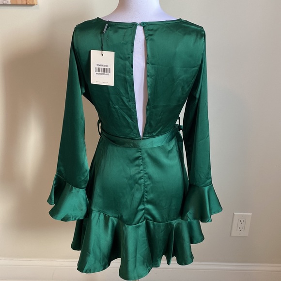 Hello Molly Sail Away To China Jade Satin Dress - Picture 4 of 10